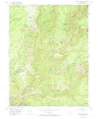 Download a high-resolution, GPS-compatible USGS topo map for Michigan Bluff, CA (1974 edition)