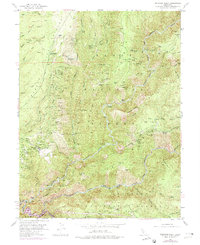 Download a high-resolution, GPS-compatible USGS topo map for Michigan Bluff, CA (1975 edition)