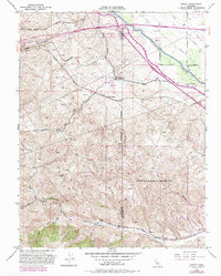 Download a high-resolution, GPS-compatible USGS topo map for Midway, CA (1986 edition)