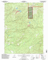 Download a high-resolution, GPS-compatible USGS topo map for Miller Mountain, CA (1997 edition)