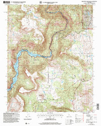 preview thumbnail of historical topo map of Fresno County, CA in 2004