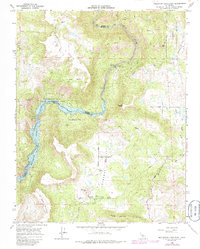 preview thumbnail of historical topo map of Fresno County, CA in 1965