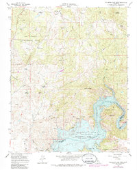 Download a high-resolution, GPS-compatible USGS topo map for Millerton Lake West, CA (1985 edition)