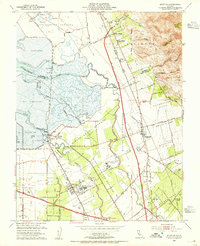 Download a high-resolution, GPS-compatible USGS topo map for Milpitas, CA (1955 edition)