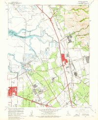 Download a high-resolution, GPS-compatible USGS topo map for Milpitas, CA (1962 edition)