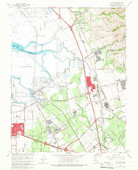 Download a high-resolution, GPS-compatible USGS topo map for Milpitas, CA (1966 edition)
