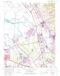 Download a high-resolution, GPS-compatible USGS topo map for Milpitas, CA (1975 edition)