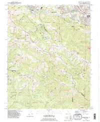 Download a high-resolution, GPS-compatible USGS topo map for Mindego Hill, CA (1995 edition)