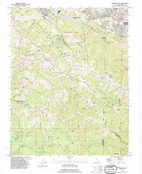 Download a high-resolution, GPS-compatible USGS topo map for Mindego Hill, CA (1995 edition)