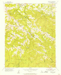 Download a high-resolution, GPS-compatible USGS topo map for Mindego Hill, CA (1957 edition)