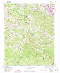 Download a high-resolution, GPS-compatible USGS topo map for Mindego Hill, CA (1980 edition)