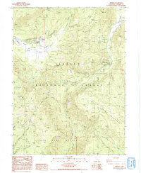 Download a high-resolution, GPS-compatible USGS topo map for Mineral, CA (1993 edition)
