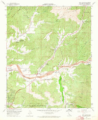Download a high-resolution, GPS-compatible USGS topo map for Mint Canyon, CA (1964 edition)
