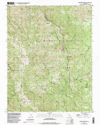 Download a high-resolution, GPS-compatible USGS topo map for Mississippi Creek, CA (1998 edition)