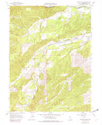 Download a high-resolution, GPS-compatible USGS topo map for Mitchell Gulch, CA (1982 edition)