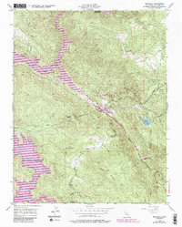 Download a high-resolution, GPS-compatible USGS topo map for Moccasin, CA (1987 edition)