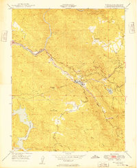 preview thumbnail of historical topo map of Tuolumne County, CA in 1949