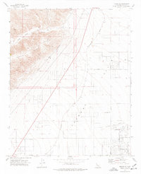 preview thumbnail of historical topo map of Kern County, CA in 1973