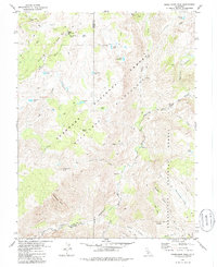 Download a high-resolution, GPS-compatible USGS topo map for Mokelumne Peak, CA (1986 edition)