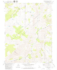 Download a high-resolution, GPS-compatible USGS topo map for Mokelumne Peak, CA (1980 edition)
