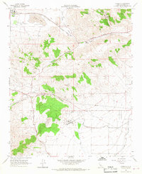 preview thumbnail of historical topo map of Kern County, CA in 1966