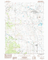 Download a high-resolution, GPS-compatible USGS topo map for Montague, CA (1986 edition)