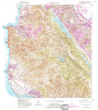 Download a high-resolution, GPS-compatible USGS topo map for Montara Mountain, CA (1981 edition)