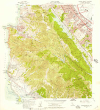 Download a high-resolution, GPS-compatible USGS topo map for Montara Mountain, CA (1957 edition)