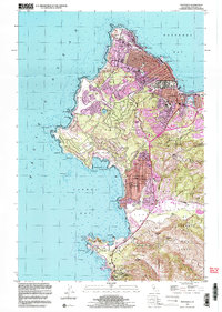 Download a high-resolution, GPS-compatible USGS topo map for Monterey, CA (2003 edition)
