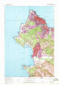 Download a high-resolution, GPS-compatible USGS topo map for Monterey, CA (1969 edition)