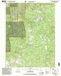Download a high-resolution, GPS-compatible USGS topo map for Montgomery Creek, CA (2003 edition)