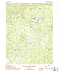 Download a high-resolution, GPS-compatible USGS topo map for Montgomery Creek, CA (1990 edition)
