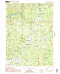 Download a high-resolution, GPS-compatible USGS topo map for Montgomery Creek, CA (1990 edition)