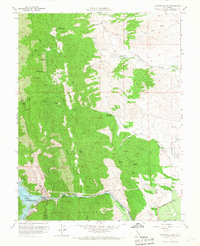 Download a high-resolution, GPS-compatible USGS topo map for Monticello Dam, CA (1967 edition)