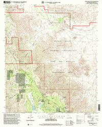 Download a high-resolution, GPS-compatible USGS topo map for Monument Peak, CA (2000 edition)