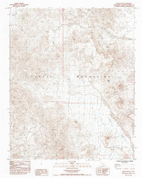 Download a high-resolution, GPS-compatible USGS topo map for Mopah Peaks, CA (1985 edition)