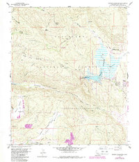 Download a high-resolution, GPS-compatible USGS topo map for Morena Reservoir, CA (1988 edition)