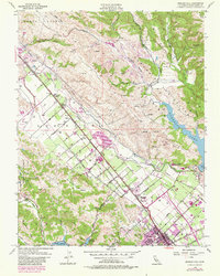 Download a high-resolution, GPS-compatible USGS topo map for Morgan Hill, CA (1980 edition)