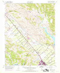 Download a high-resolution, GPS-compatible USGS topo map for Morgan Hill, CA (1969 edition)