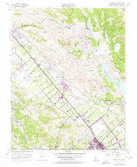 Download a high-resolution, GPS-compatible USGS topo map for Morgan Hill, CA (1975 edition)