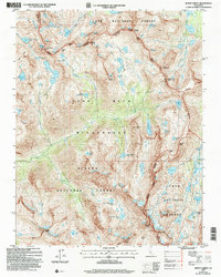 Download a high-resolution, GPS-compatible USGS topo map for Mount Abbot, CA (2007 edition)