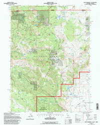 Download a high-resolution, GPS-compatible USGS topo map for Mount Bidwell, CA (1996 edition)