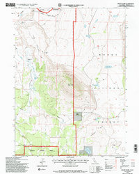preview thumbnail of historical topo map of Siskiyou County, CA in 1993