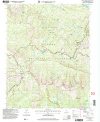 Download a high-resolution, GPS-compatible USGS topo map for Mount Givens, CA (2007 edition)
