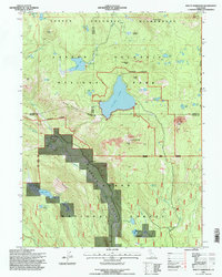 Download a high-resolution, GPS-compatible USGS topo map for Mount Harkness, CA (1997 edition)