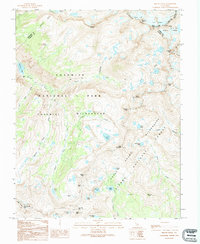 preview thumbnail of historical topo map of Madera County, CA in 1992
