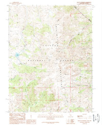 Download a high-resolution, GPS-compatible USGS topo map for Mount Patterson, CA (1989 edition)