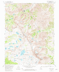 Download a high-resolution, GPS-compatible USGS topo map for Mount Tom, CA (1982 edition)