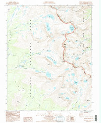 Download a high-resolution, GPS-compatible USGS topo map for Mount Whitney, CA (1994 edition)