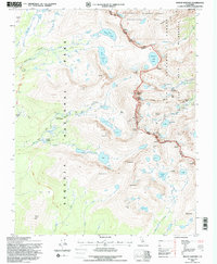 Download a high-resolution, GPS-compatible USGS topo map for Mount Whitney, CA (1997 edition)